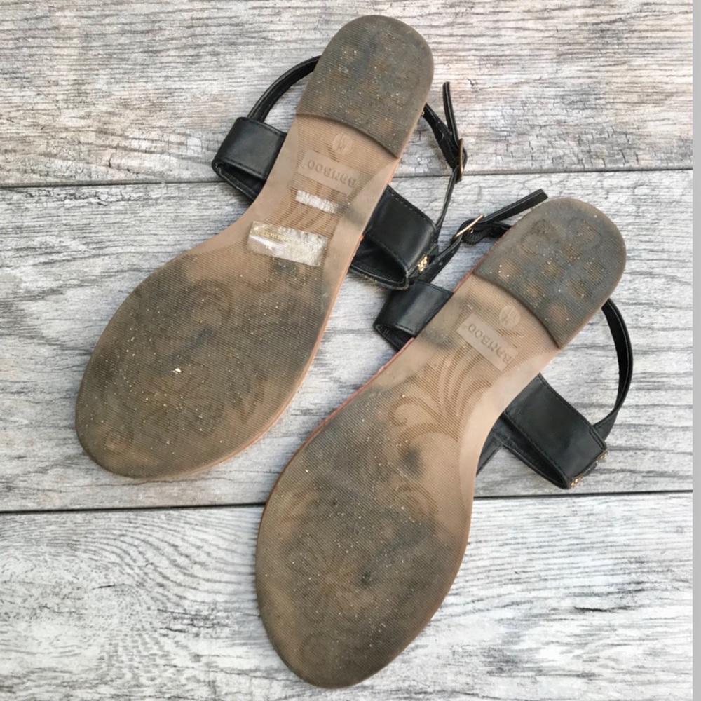 Bamboo Rhinestone Sandals - Picture 3 of 4